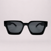 Urban Edge Rectangular Sunglasses - Black