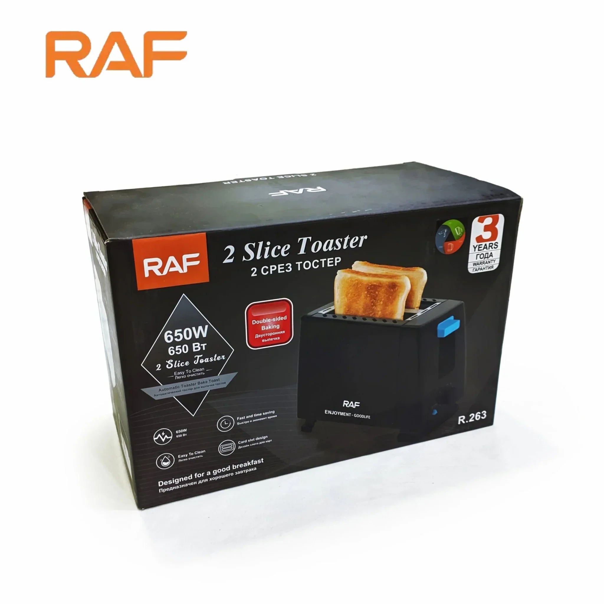 RAF - 2 Slice Toaster Ⓢ